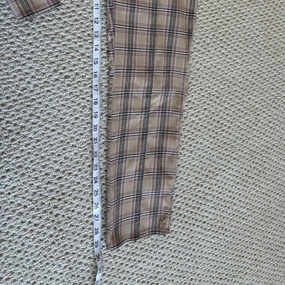 Nivo plaid golf pants stretch 4 - Picture 5 of 6